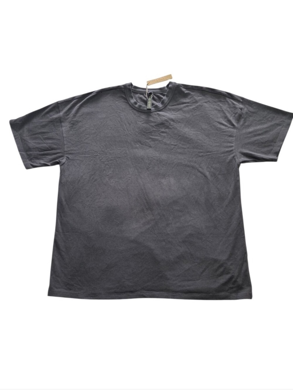 Skims Men Cotton Jersey Lounge Relaxed T Shirt Ash Grey 2X NWT (C4)